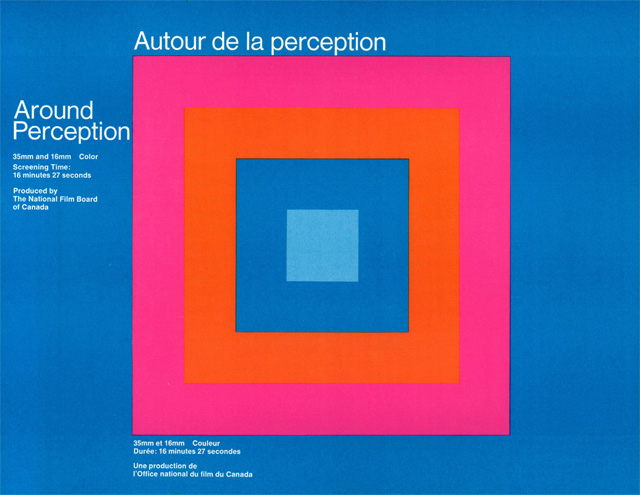 Autour de la perception/Around Perception (1968) de Pierre Hébert