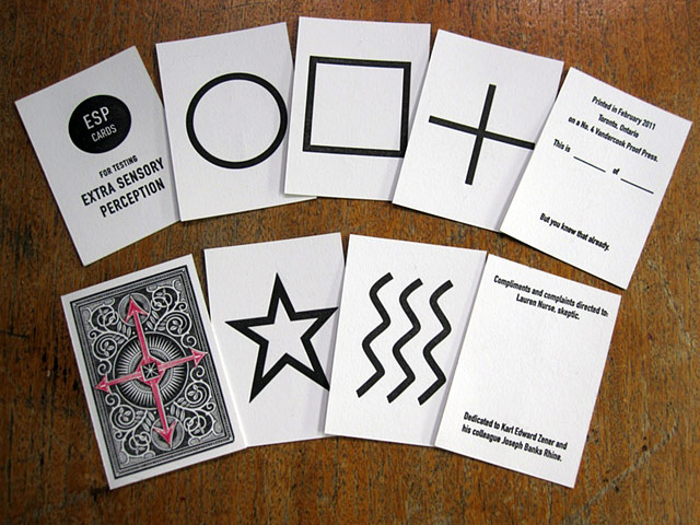 ESP Cards (2011) by LAUREN NURSE